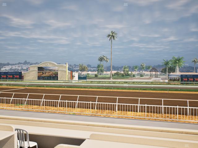 Del Mar Thoroughbred Club - Section Clubhouse Box 408 Lvl 1 Seat View