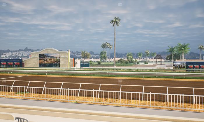 Del Mar Thoroughbred Club - Section Clubhouse Box 408 Lvl 1 Seat View