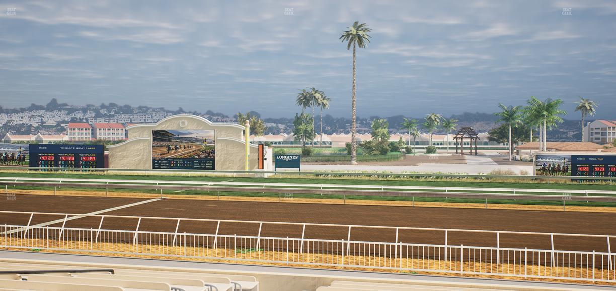 Del Mar Thoroughbred Club - Section Clubhouse Box 5 A Lvl 2 Seat View