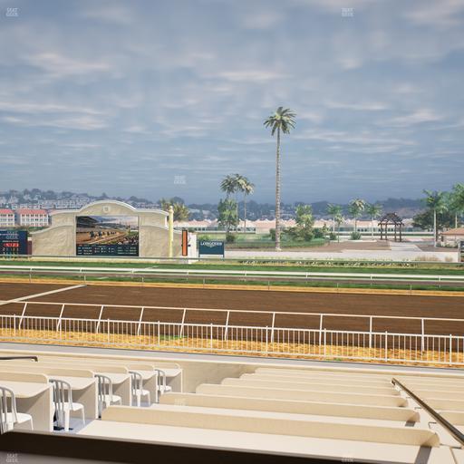 Del Mar Thoroughbred Club - Section Clubhouse Box 5 A Lvl 2 Seat View
