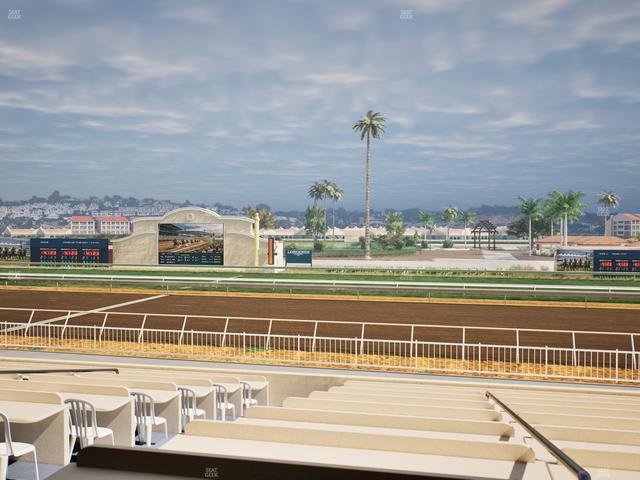 Del Mar Thoroughbred Club - Section Clubhouse Box 5 A Lvl 2 Seat View