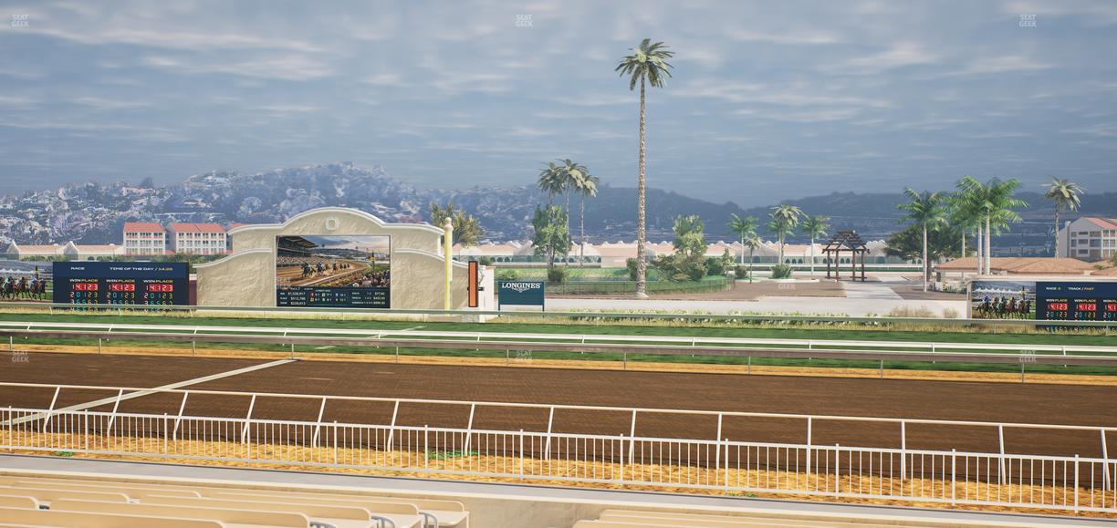 Del Mar Thoroughbred Club - Section Clubhouse Box 5 A Lvl 2 Seat View