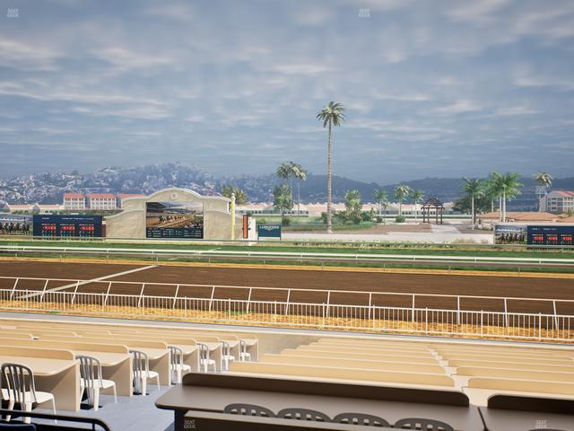 Del Mar Thoroughbred Club - Section Clubhouse Box 5 B Lvl 2 Seat View