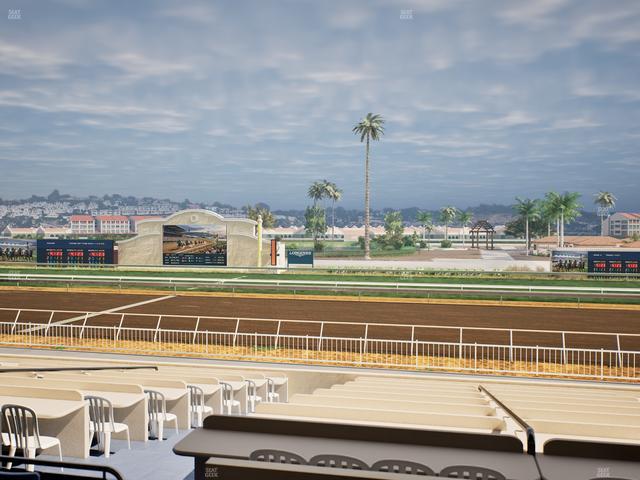 Del Mar Thoroughbred Club - Section Clubhouse Box 5 B Lvl 2 Seat View