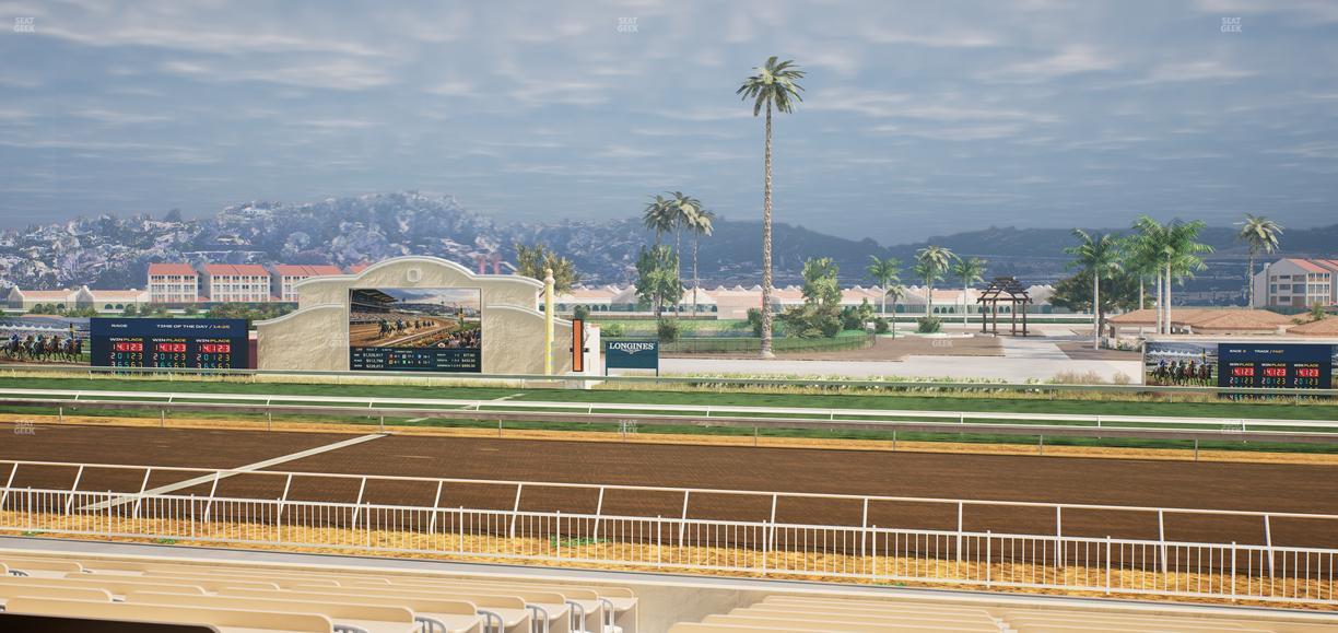 Del Mar Thoroughbred Club - Section Clubhouse Box 5 C Lvl 2 Seat View