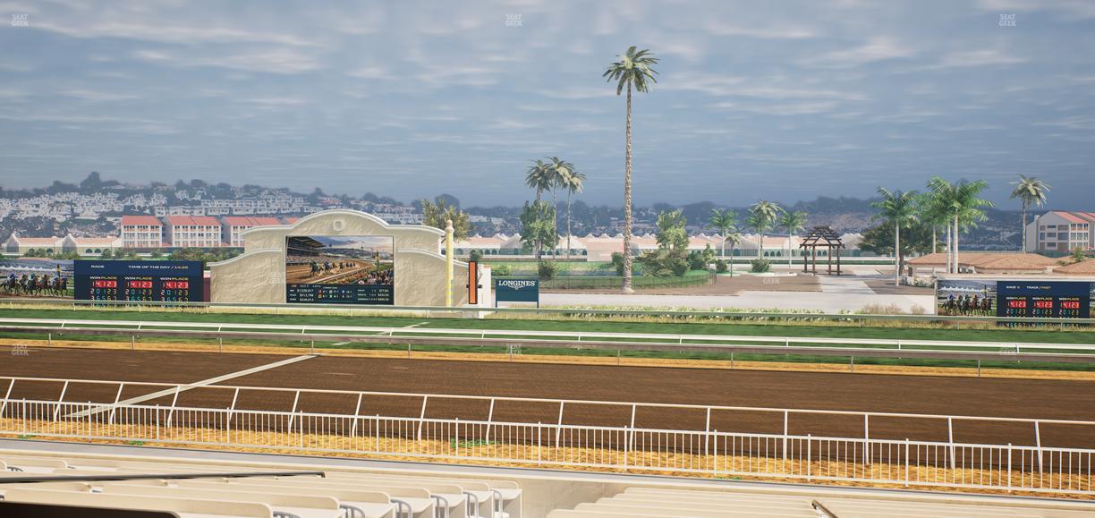 Del Mar Thoroughbred Club - Section Clubhouse Box 5 C Lvl 2 Seat View