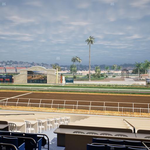 Del Mar Thoroughbred Club - Section Clubhouse Box 5 C Lvl 2 Seat View