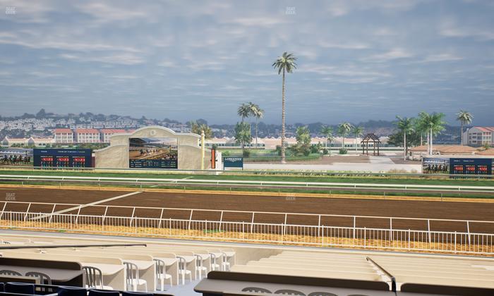 Del Mar Thoroughbred Club - Section Clubhouse Box 5 C Lvl 2 Seat View