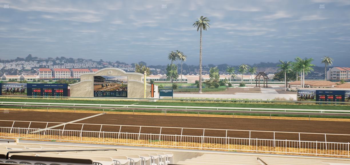 Del Mar Thoroughbred Club - Section Clubhouse Box 5 D Lvl 2 Seat View