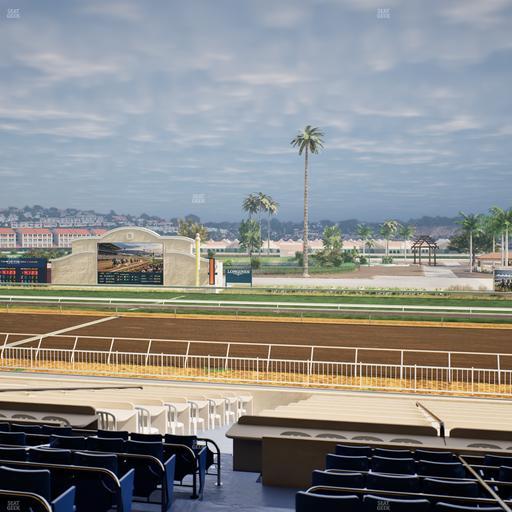 Del Mar Thoroughbred Club - Section Clubhouse Box 5 D Lvl 2 Seat View