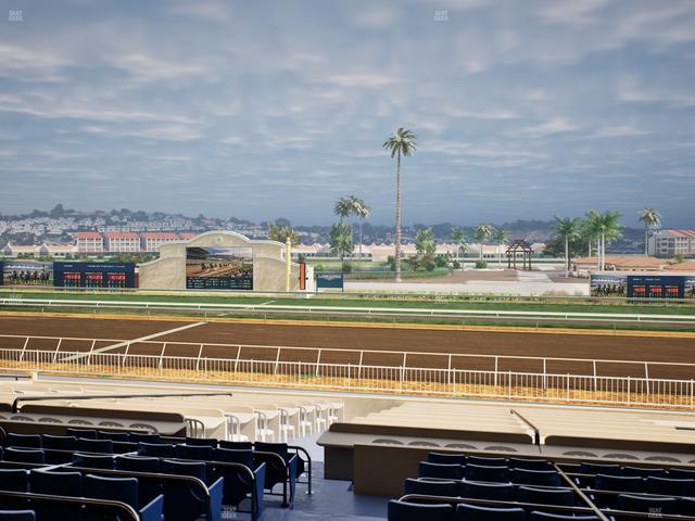 Del Mar Thoroughbred Club - Section Clubhouse Box 5 D Lvl 2 Seat View
