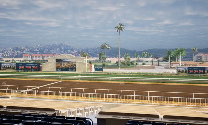 Del Mar Thoroughbred Club - Section Clubhouse Box 5 D Lvl 2 Seat View