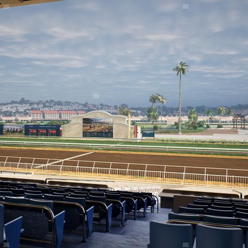 Del Mar Thoroughbred Club - Section Clubhouse Box 5 E Lvl 3 Seat View