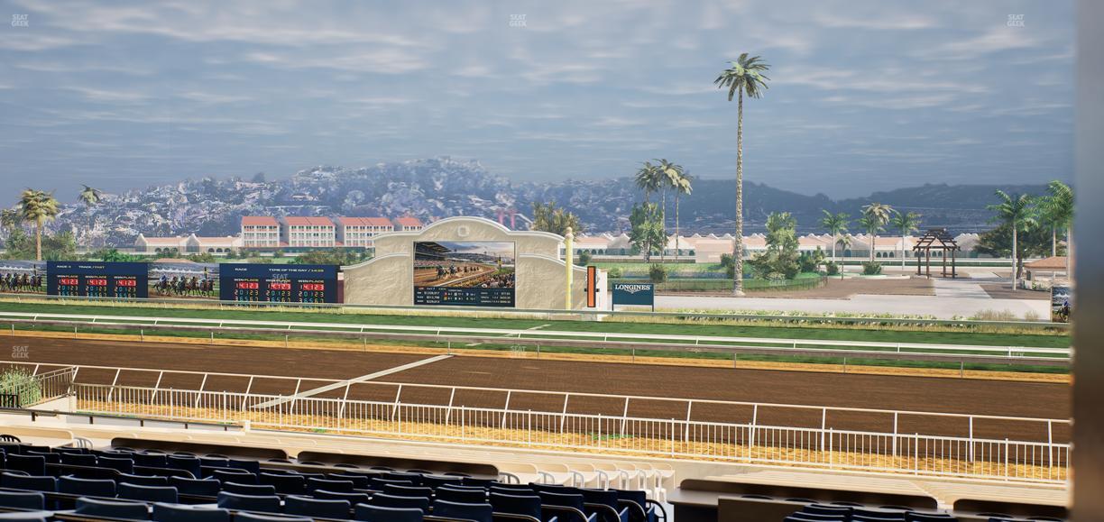 Del Mar Thoroughbred Club - Section Clubhouse Box 5 E Lvl 3 Seat View