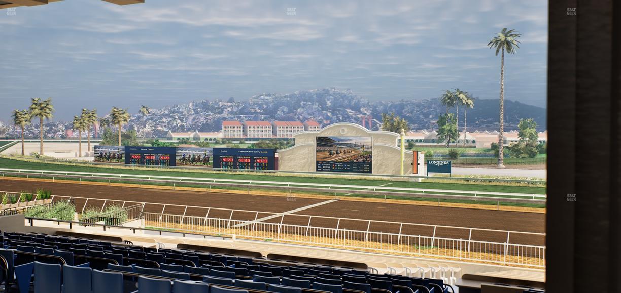 Del Mar Thoroughbred Club - Section Clubhouse Box 5 F Lvl 3 Seat View
