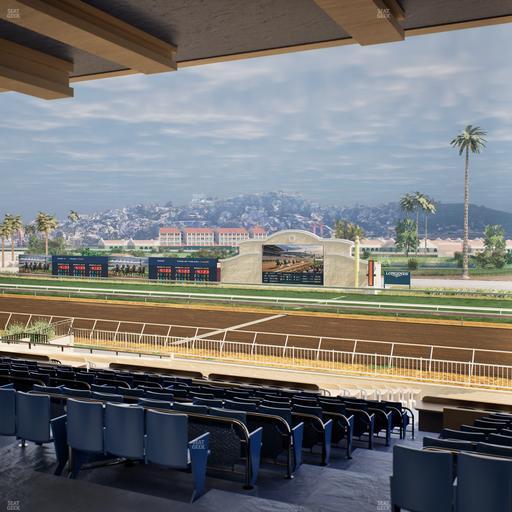 Del Mar Thoroughbred Club - Section Clubhouse Box 5 F Lvl 3 Seat View