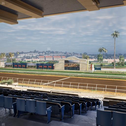 Del Mar Thoroughbred Club - Section Clubhouse Box 5 F Lvl 3 Seat View