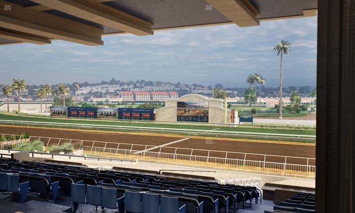 Del Mar Thoroughbred Club - Section Clubhouse Box 5 G Lvl 3 Seat View