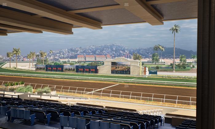 Del Mar Thoroughbred Club - Section Clubhouse Box 5 H Lvl 3 Seat View