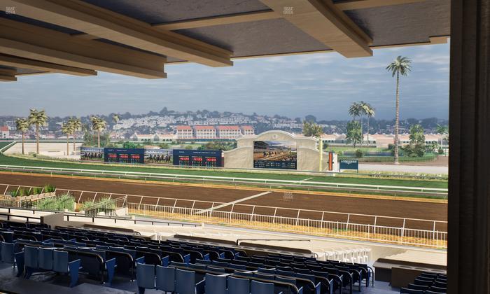 Del Mar Thoroughbred Club - Section Clubhouse Box 5 H Lvl 3 Seat View