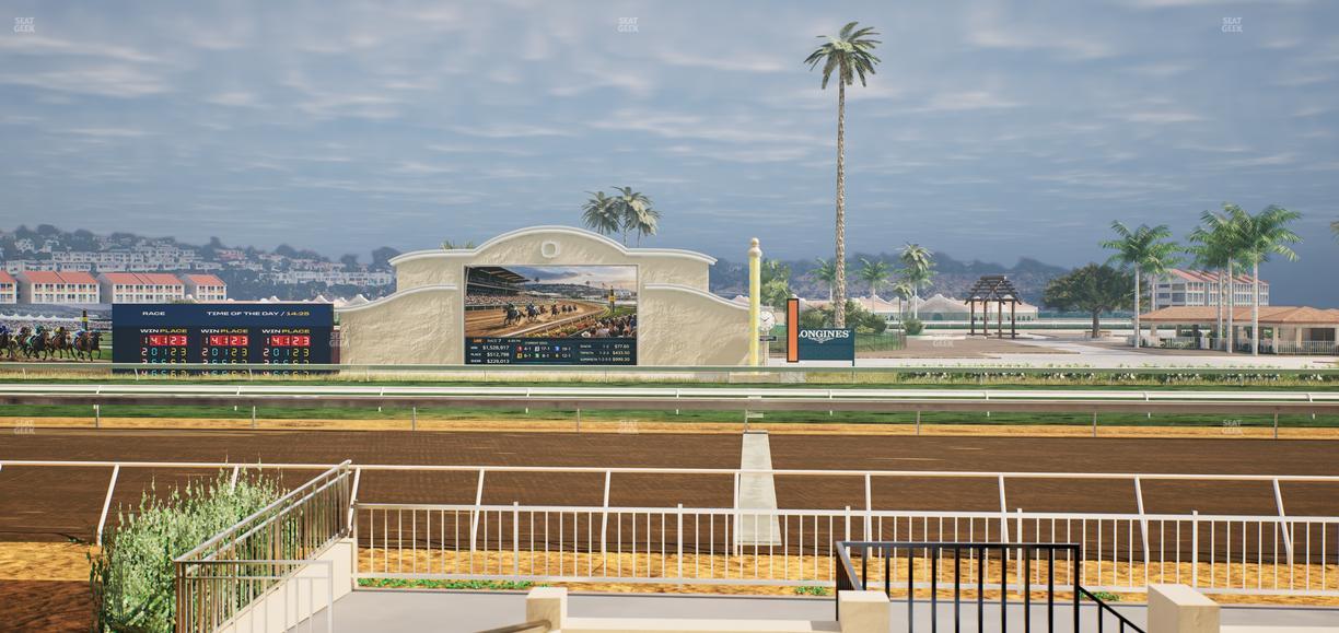 Del Mar Thoroughbred Club - Section Clubhouse Box 501 Lvl 1 Seat View