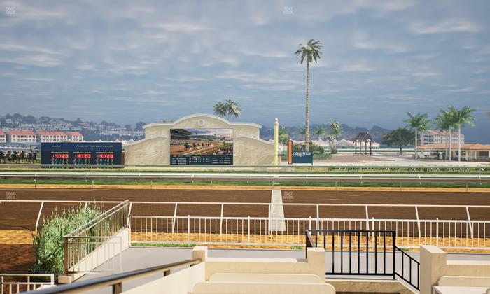 Del Mar Thoroughbred Club - Section Clubhouse Box 501 Lvl 1 Seat View