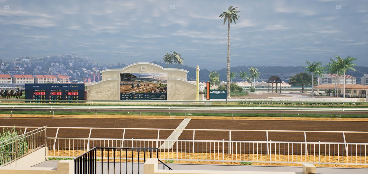 Del Mar Thoroughbred Club - Section Clubhouse Box 502 Lvl 1 Seat View