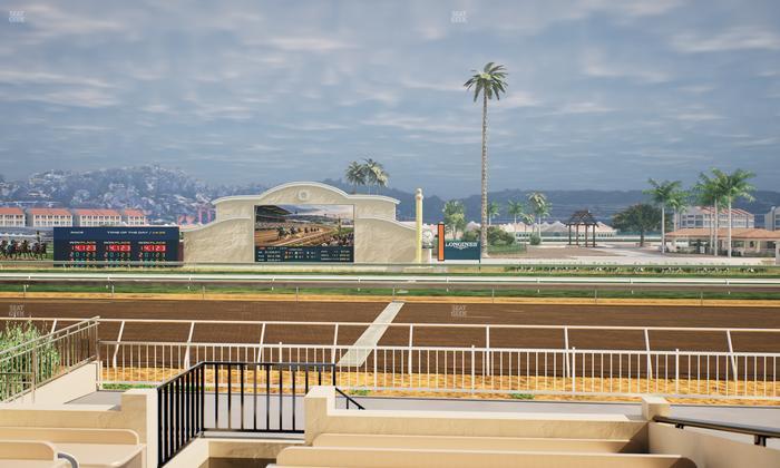 Del Mar Thoroughbred Club - Section Clubhouse Box 502 Lvl 1 Seat View