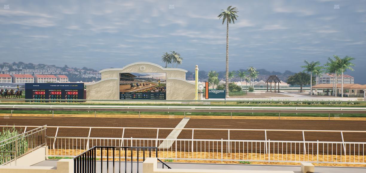 Del Mar Thoroughbred Club - Section Clubhouse Box 502 Lvl 1 Seat View