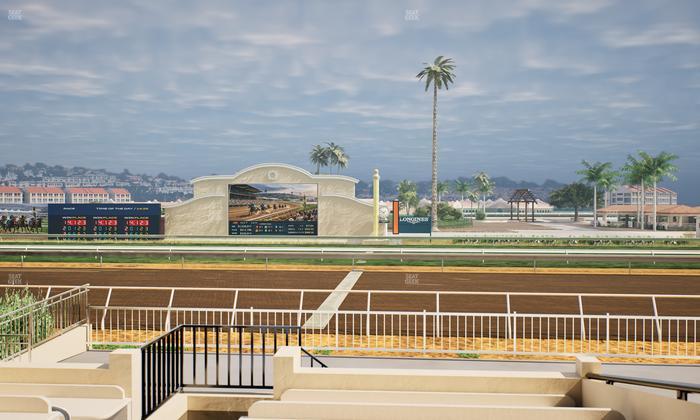 Del Mar Thoroughbred Club - Section Clubhouse Box 502 Lvl 1 Seat View