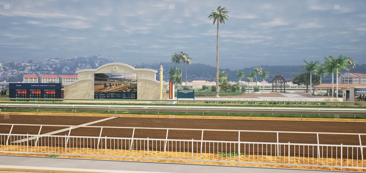Del Mar Thoroughbred Club - Section Clubhouse Box 504 Lvl 1 Seat View