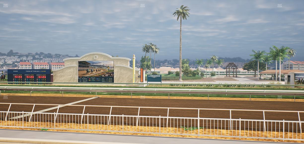 Del Mar Thoroughbred Club - Section Clubhouse Box 504 Lvl 1 Seat View