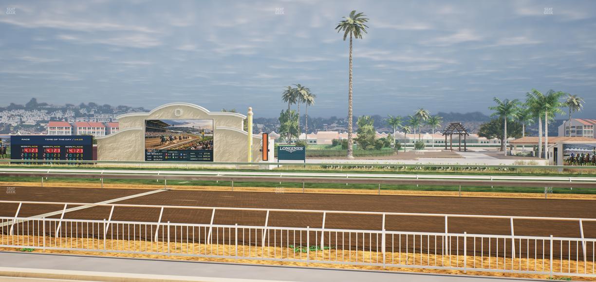Del Mar Thoroughbred Club - Section Clubhouse Box 505 Lvl 1 Seat View