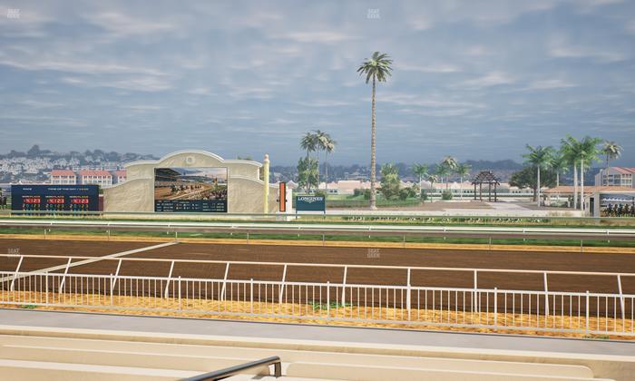 Del Mar Thoroughbred Club - Section Clubhouse Box 505 Lvl 1 Seat View