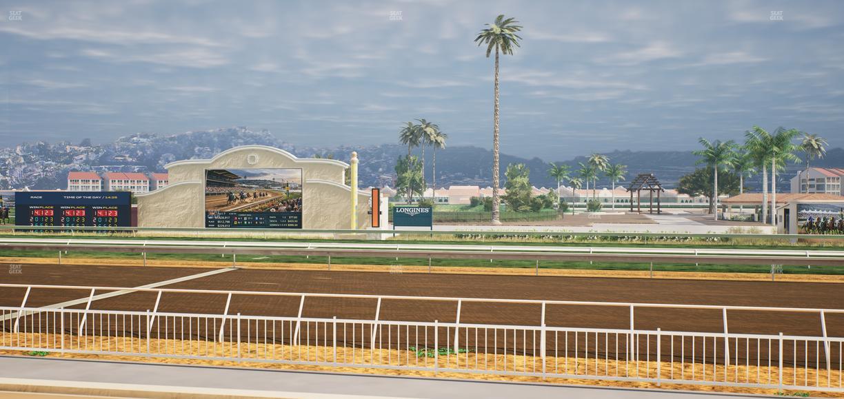 Del Mar Thoroughbred Club - Section Clubhouse Box 505 Lvl 1 Seat View