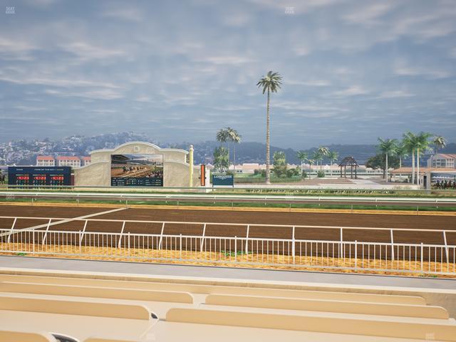 Del Mar Thoroughbred Club - Section Clubhouse Box 505 Lvl 1 Seat View