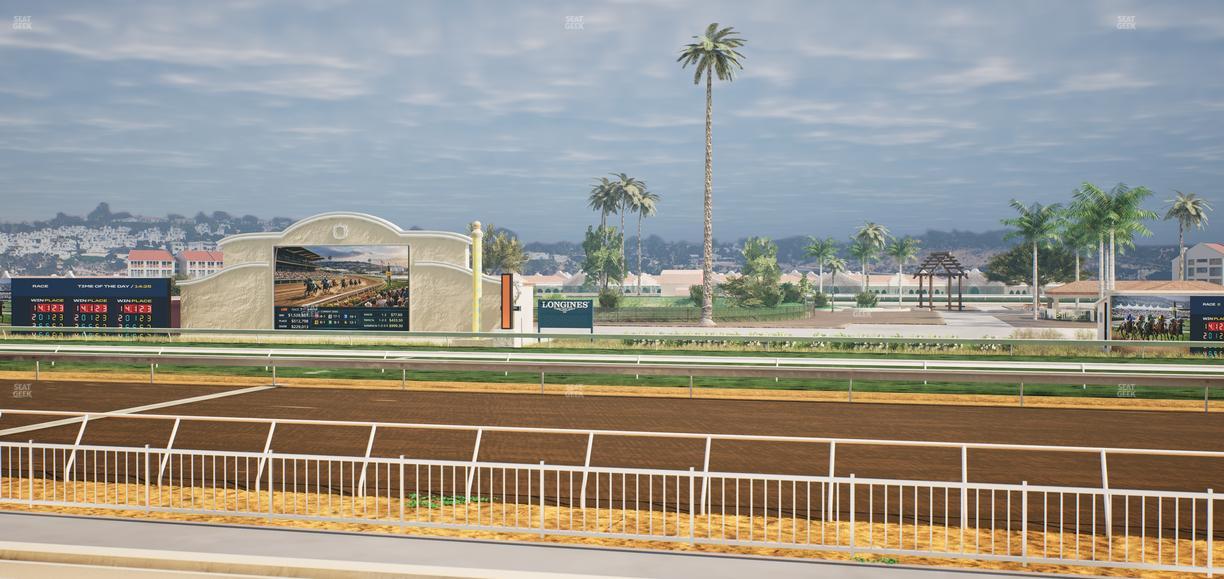 Del Mar Thoroughbred Club - Section Clubhouse Box 506 Lvl 1 Seat View