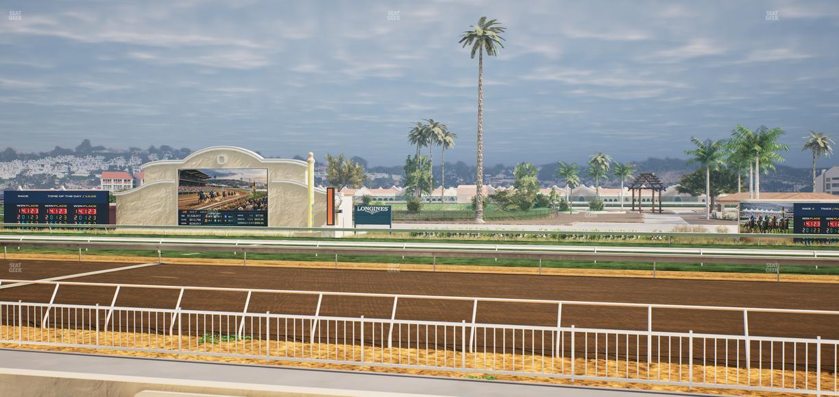Del Mar Thoroughbred Club - Section Clubhouse Box 507 Lvl 1 Seat View