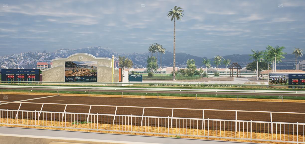 Del Mar Thoroughbred Club - Section Clubhouse Box 507 Lvl 1 Seat View