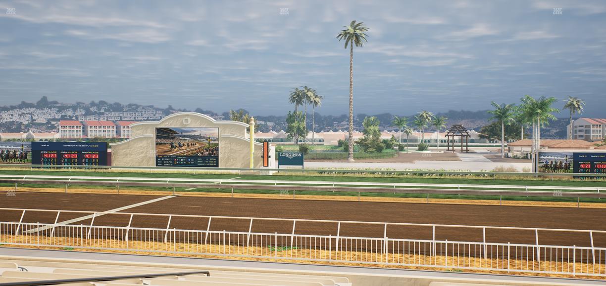 Del Mar Thoroughbred Club - Section Clubhouse Box 6 A Lvl 2 Seat View