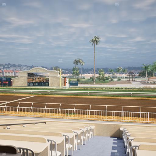 Del Mar Thoroughbred Club - Section Clubhouse Box 6 A Lvl 2 Seat View
