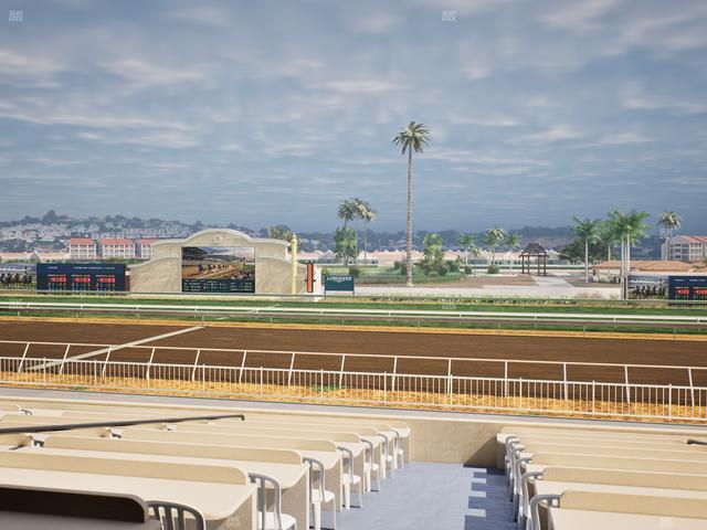 Del Mar Thoroughbred Club - Section Clubhouse Box 6 A Lvl 2 Seat View
