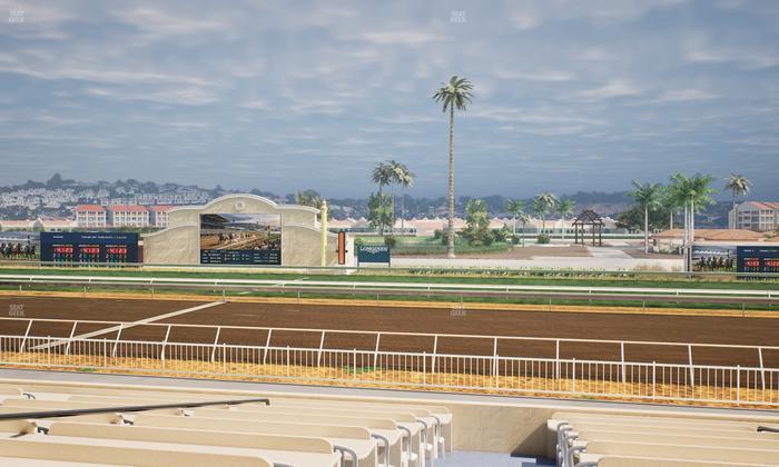 Del Mar Thoroughbred Club - Section Clubhouse Box 6 A Lvl 2 Seat View