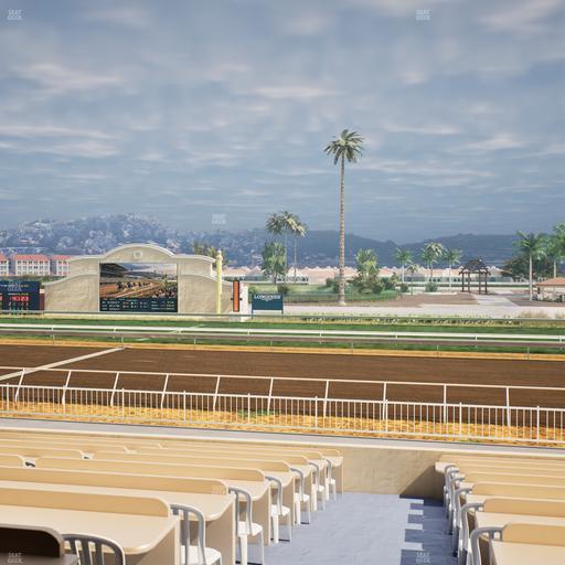 Del Mar Thoroughbred Club - Section Clubhouse Box 6 A Lvl 2 Seat View