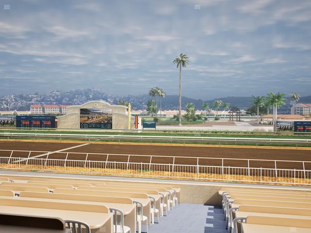 Del Mar Thoroughbred Club - Section Clubhouse Box 6 A Lvl 2 Seat View