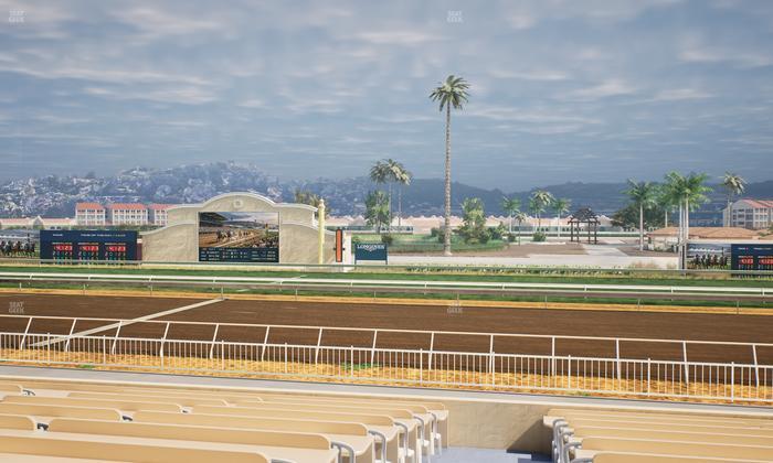 Del Mar Thoroughbred Club - Section Clubhouse Box 6 A Lvl 2 Seat View