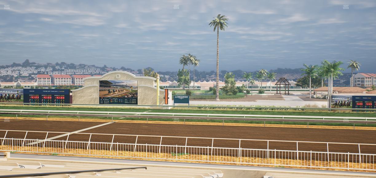 Del Mar Thoroughbred Club - Section Clubhouse Box 6 B Lvl 2 Seat View
