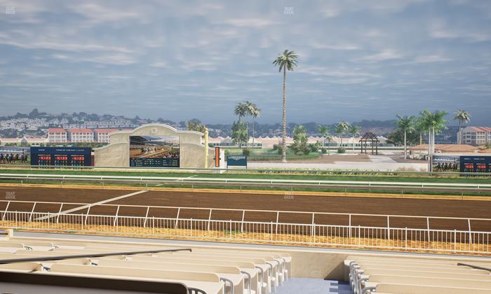 Del Mar Thoroughbred Club - Section Clubhouse Box 6 B Lvl 2 Seat View