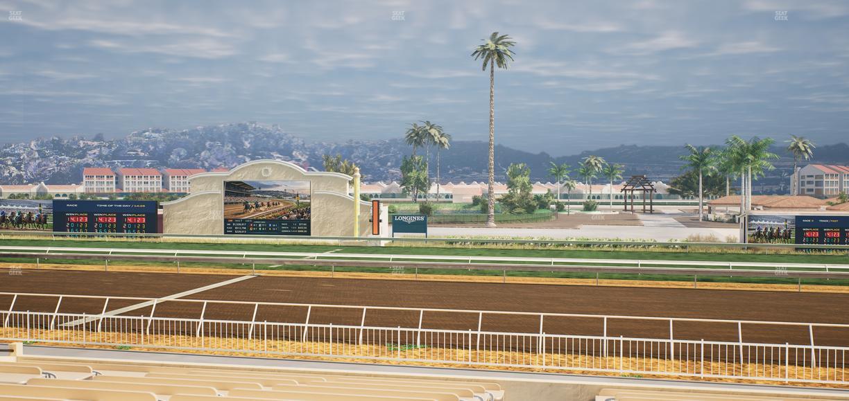 Del Mar Thoroughbred Club - Section Clubhouse Box 6 B Lvl 2 Seat View