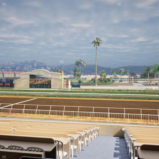 Del Mar Thoroughbred Club - Section Clubhouse Box 6 B Lvl 2 Seat View